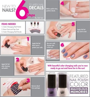 how to apply nail art stickers - why do nails matter in fashion?