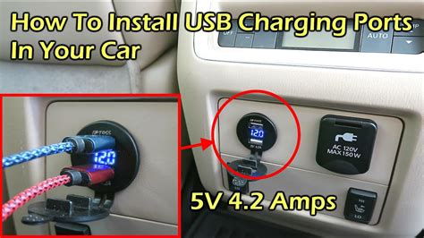 how to install usb port in car for music what's the difference between wired and wireless USB charging?