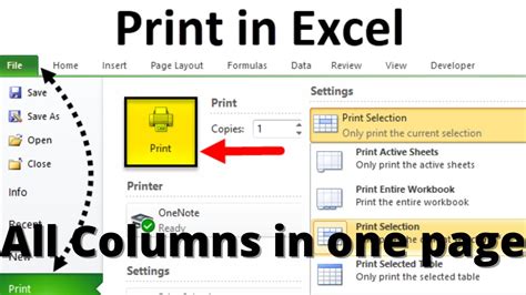 how to print all columns in excel and why you should consider using conditional formatting for data visualization